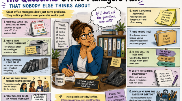 The Questions Office Managers Ask That Nobody Else Thinks About